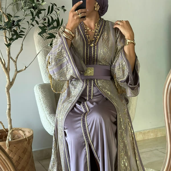 Caftan porté, publié sur Instagram